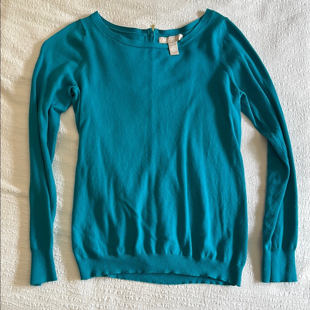 Banana Republic Teal Crew Neck Sweater